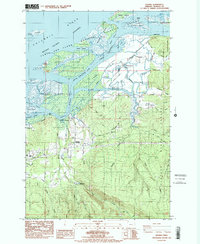 Knappa 1986 topographic map thumbnail