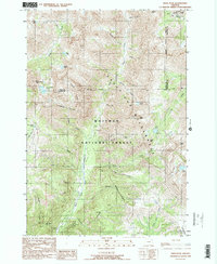 Krag Peak 1990 topographic map thumbnail