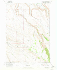 Krumbo Ridge 1968 topographic map thumbnail