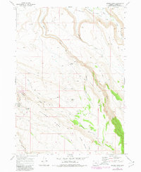 Krumbo Ridge 1968 topographic map thumbnail