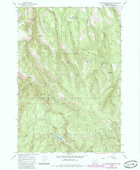 La Grande Reservoir 1965 topographic map thumbnail