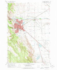 La Grande SE topographic map thumbnail