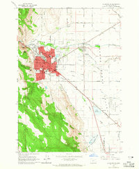 La Grande SE 1963 topographic map thumbnail