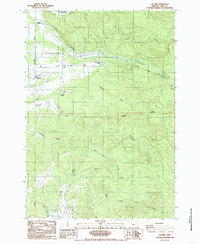 Lacomb 1984 topographic map thumbnail