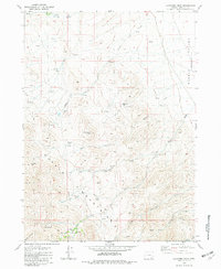 Ladycomb Peak 1981 topographic map thumbnail