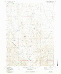 Ladycomb Peak 1981 topographic map thumbnail