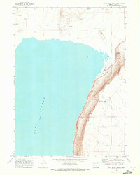 Lake Abert North 1968 topographic map thumbnail