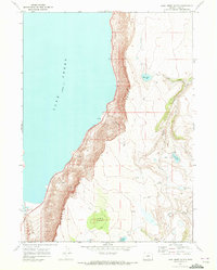 Lake Abert South 1968 topographic map thumbnail