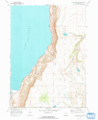 Lake Abert South 1968 topographic map thumbnail
