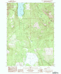 Lake of The Woods South 1985 topographic map thumbnail