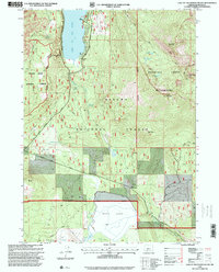 Lake of The Woods South 1998 topographic map thumbnail