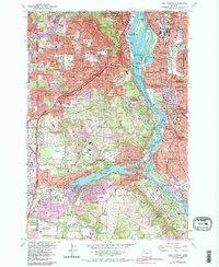 Lake Oswego 1961 topographic map preview