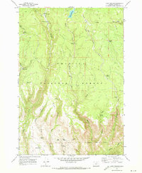Lake Penland 1969 topographic map thumbnail