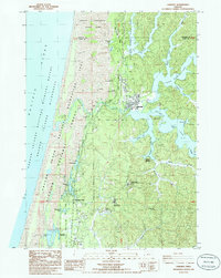 Lakeside 1985 topographic map preview