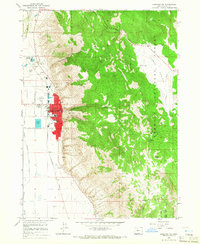 Lakeview NE 1964 topographic map thumbnail