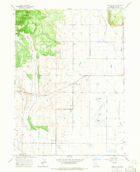 Lakeview NW 1964 topographic map thumbnail
