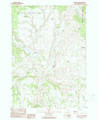 Landing Creek 1990 topographic map thumbnail