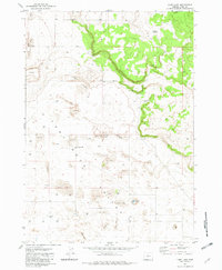 Lane Lake 1981 topographic map thumbnail