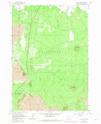 Lava Butte 1963 topographic map thumbnail