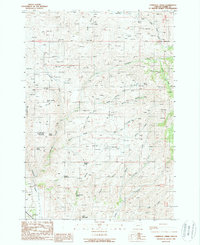 Lawrence Creek 1988 topographic map thumbnail