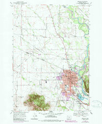 Lebanon 1969 topographic map preview