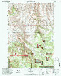 Lefevre Prairie 1995 topographic map preview