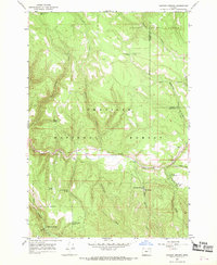 Lehman Springs 1967 topographic map thumbnail