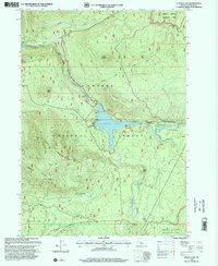 Lemolo Lake 1998 topographic map thumbnail