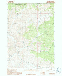 Lewis Creek 1990 topographic map thumbnail