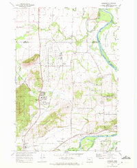 Lewisburg 1970 topographic map thumbnail