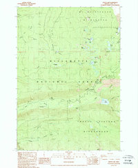 Linton Lake 1988 topographic map thumbnail