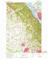 Linnton 1961 topographic map preview