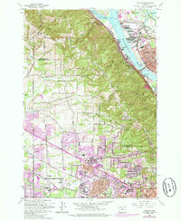 Linnton 1961 topographic map preview