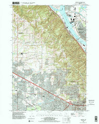 Linnton 1990 topographic map thumbnail