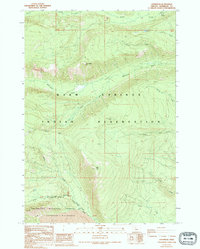 Lionshead 1988 topographic map thumbnail
