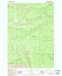 Lionshead 1988 topographic map thumbnail