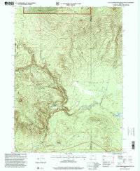 Little Chinquapin Mountain 1997 topographic map thumbnail