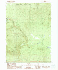 Little Chinquapin Mtn topographic map thumbnail