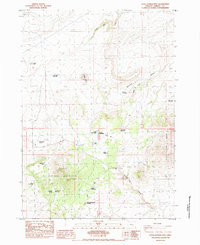 Little Juniper Mountain 1984 topographic map thumbnail