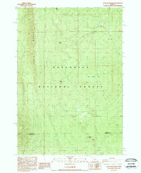 Little Squaw Back 1988 topographic map thumbnail