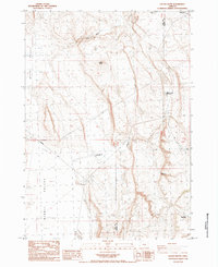 Locust Butte 1984 topographic map thumbnail