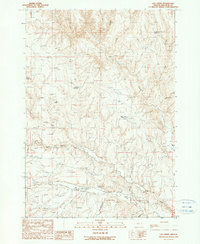 Log Creek 1990 topographic map thumbnail