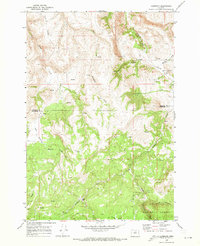 Lonerock 1969 topographic map thumbnail