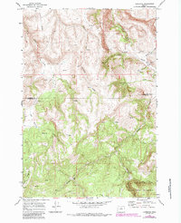 Lonerock 1969 topographic map preview