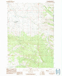 Long Creek 1990 topographic map thumbnail