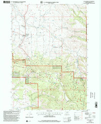 Long Creek 1999 topographic map thumbnail