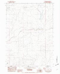 Lookout Lake 1982 topographic map thumbnail