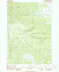Lookout Mountain 1990 topographic map thumbnail