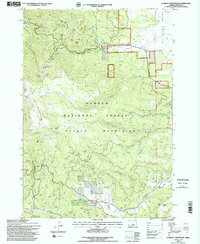 Lookout Mountain 1992 topographic map thumbnail