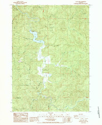 Loon Lake 1985 topographic map preview